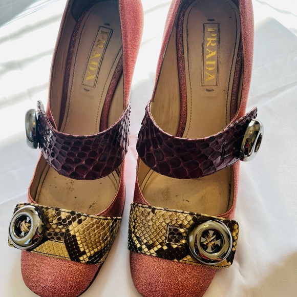Prada Snakeskin Pumps - Picture 3 of 11